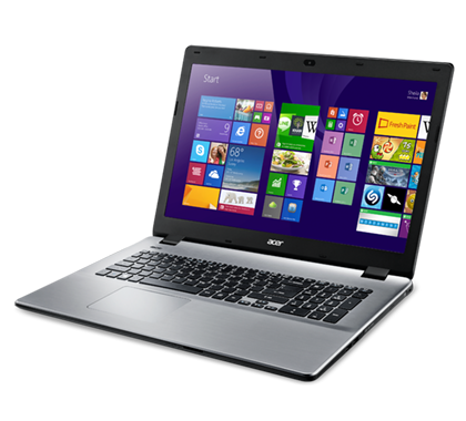 Aspire E5 771 E5 731 titanium silver nt glare win81 03