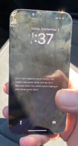 iPhone 13 Pro Broken LCD Screen